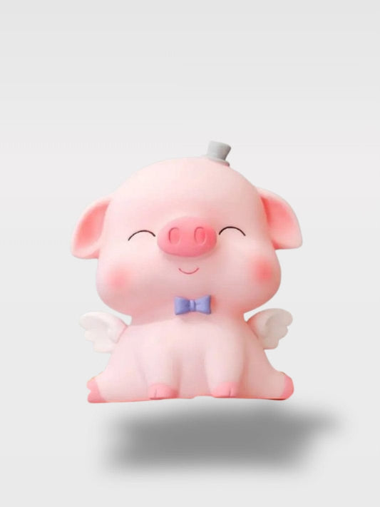 Tirelire Cochon Avec Des Ailes | Fantaisie Envolée Chalie-Jo Petit Bébé – Cochon Chapeau 16 cm
