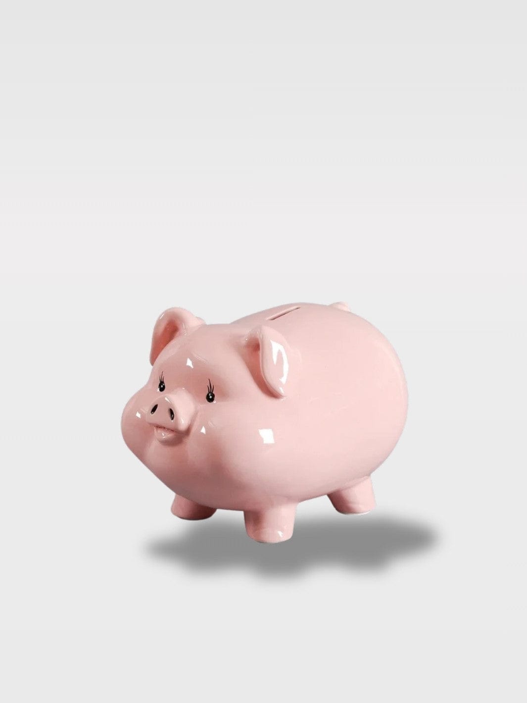 Tirelire Cochon Cagnotte En Céramique | Ludique & Pratique Le Groinou Rose Bébé – Cochon rose 16 cm