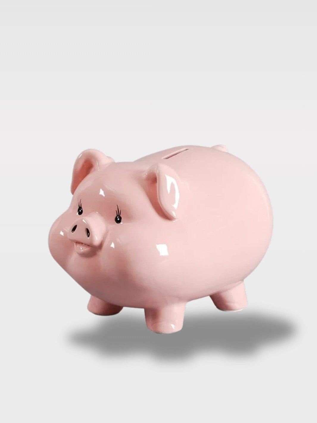 Tirelire Cochon Cagnotte En Céramique | Ludique & Pratique Le Groinou Rose – Cochon rose 23 cm