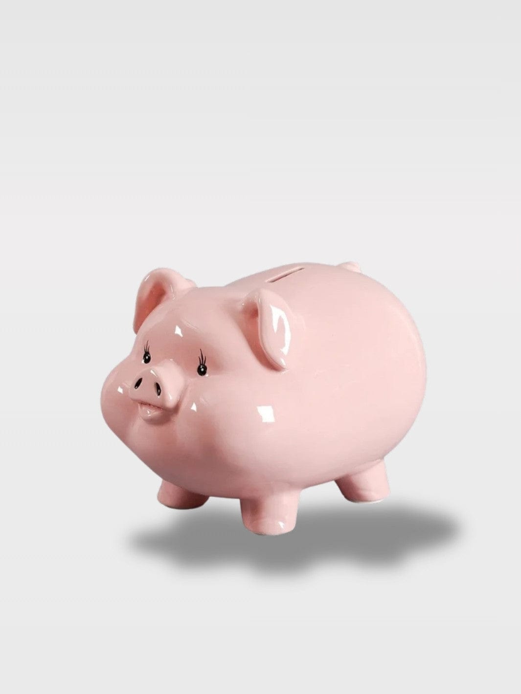 Tirelire Cochon Cagnotte En Céramique | Ludique & Pratique Le Groinou Rose Junior – Cochon rose 20 cm