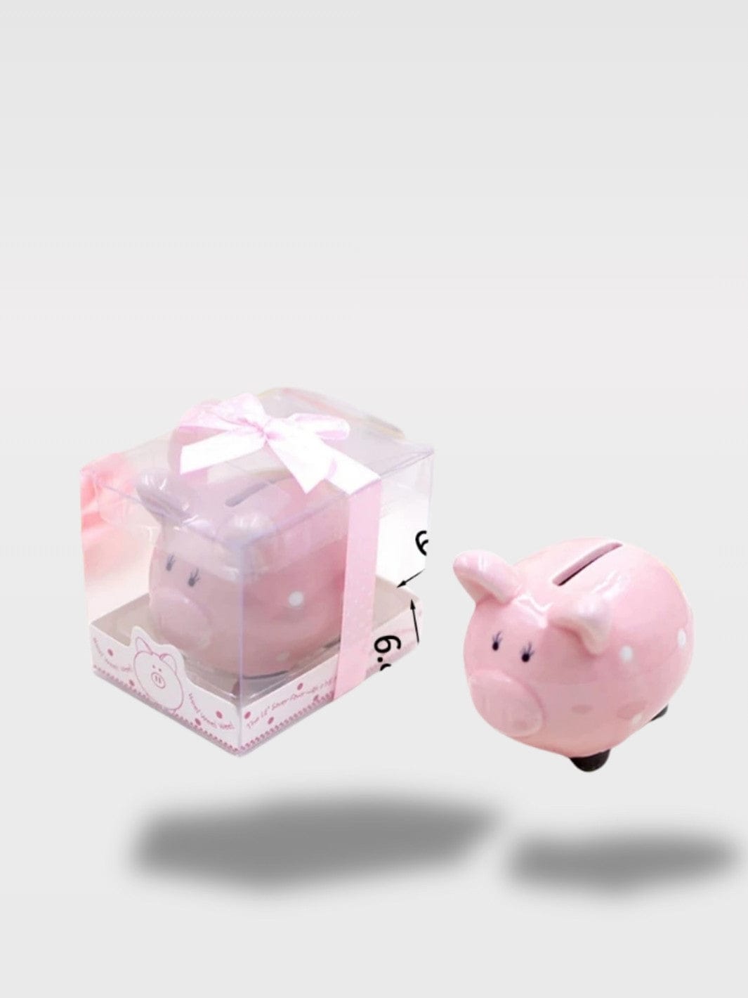 Tirelire Cochon Coloré | Fun et en Céramique Rosina – Cochon Rose