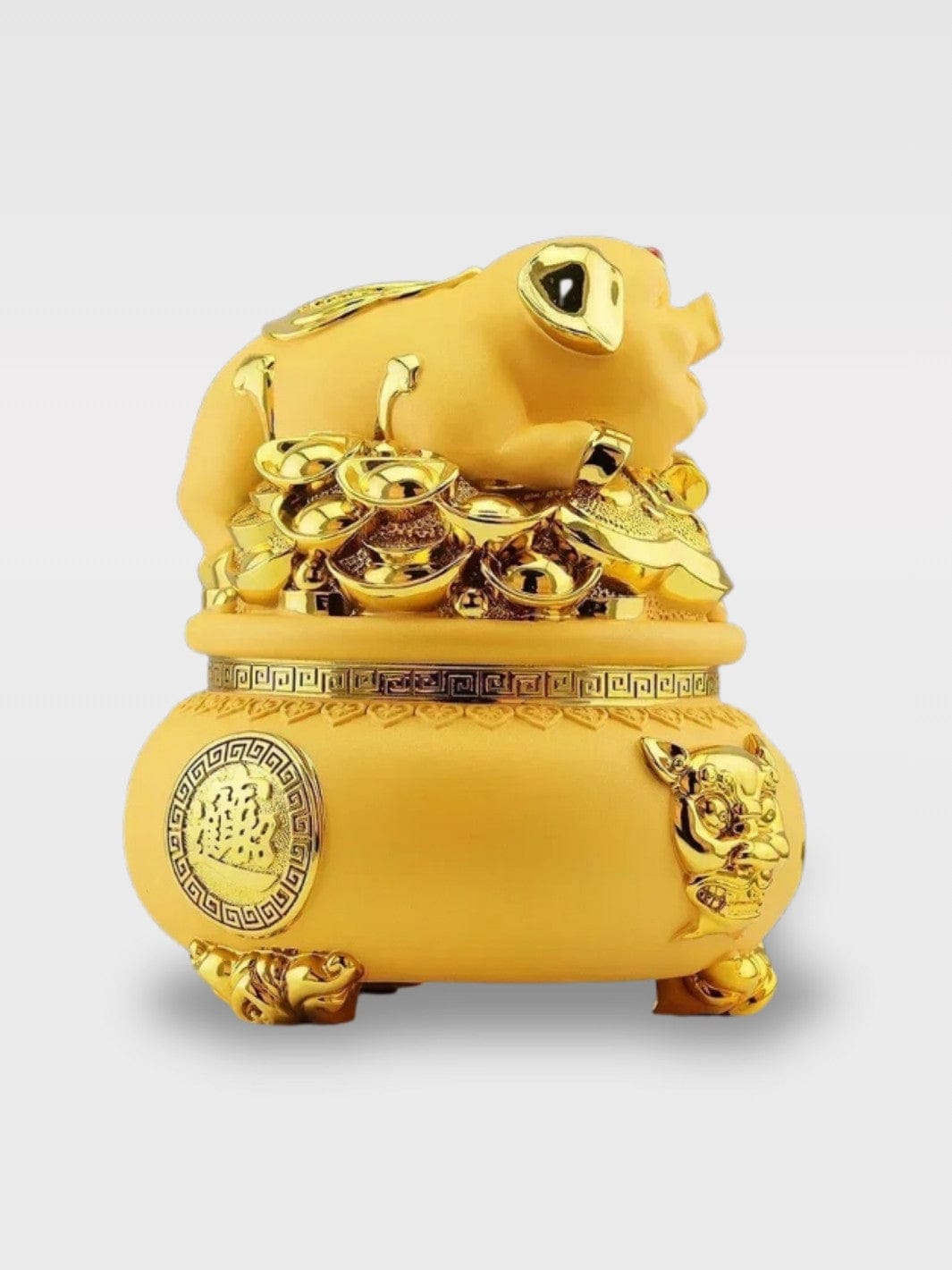 Tirelire Cochon Nouvel An Chinois | Porte-Bonheur Doré