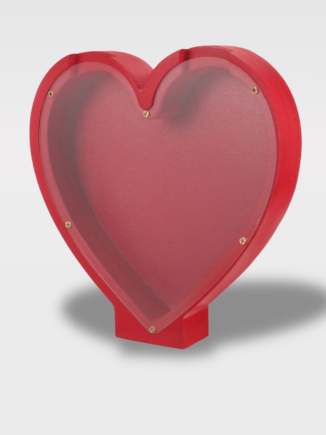 Tirelire Cœur Mariage Rouge | Cadeau Idéal Pour Couples