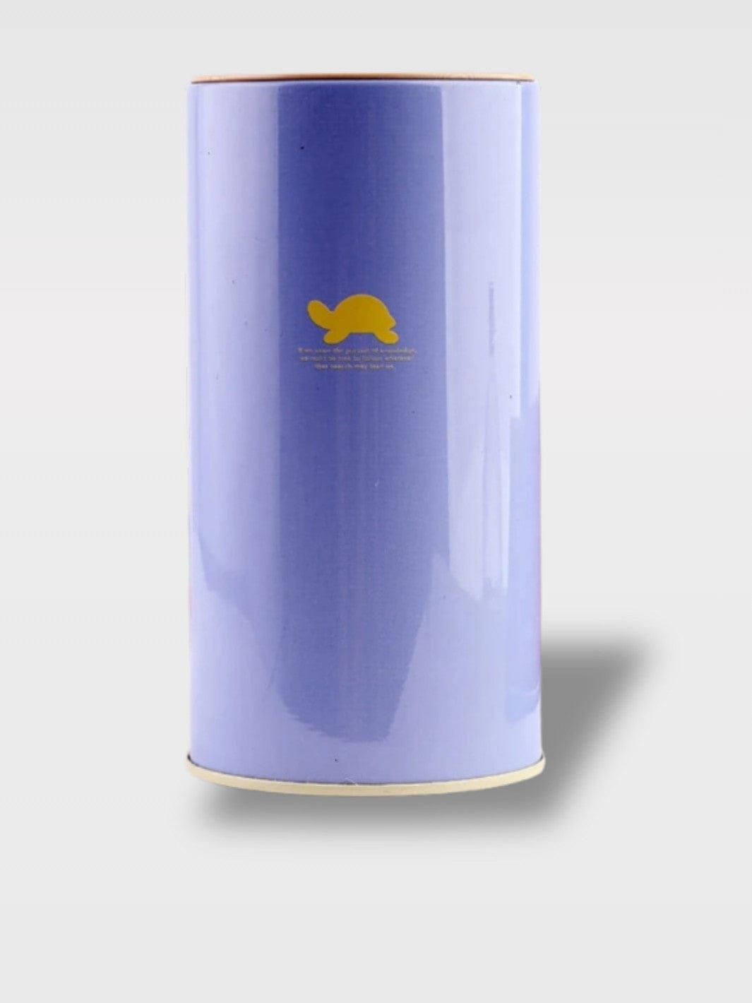 Tirelire Couleur Bonbons Métal | Mini Tonneau Animaux Néo Bleu Majorelle – Motif Tortue