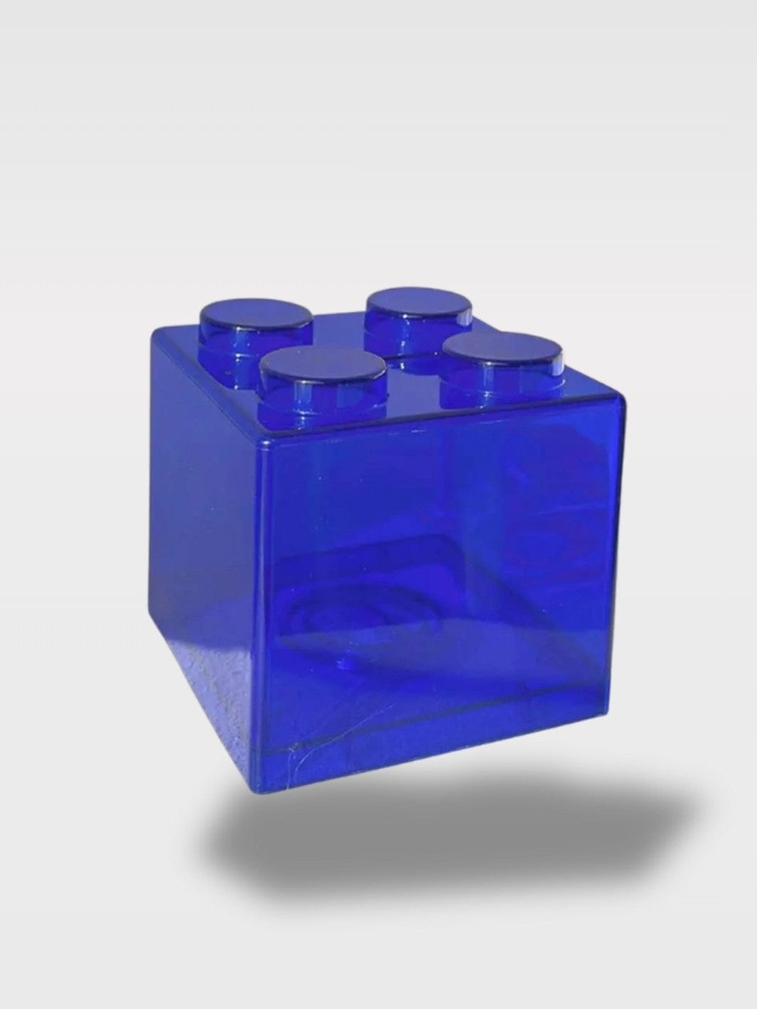 Tirelire Cube de Couleur | Modèle Créatif Empilable Bluzy – Cube Bleu