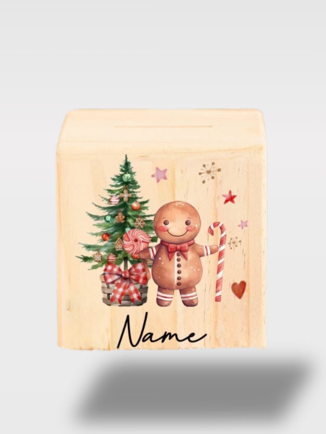 Tirelire De Noël Personnalisé En Bois | Souvenir Unique Le Gourmand – Petit Biscuit