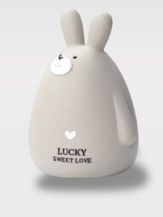 Tirelire Design Lapin | Accessoire Chic et Tendance Tulan – Lapin Gris