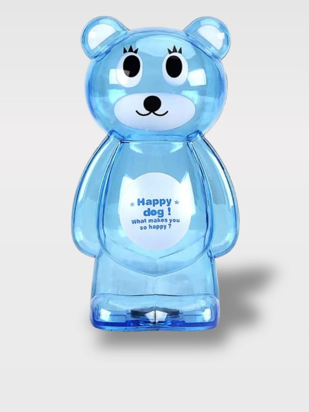 Tirelire Design Ours Transparente | Style Raffiné Éthelune Sénior – Bleu 13 x 25 cm