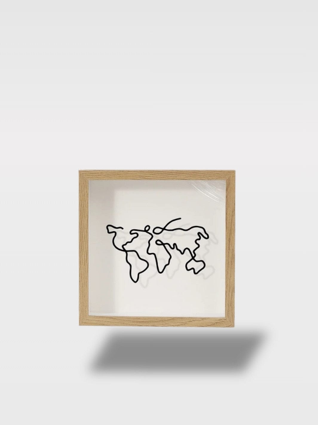 Tirelire en Bois Voyage | Cadre Transparent Chic Sacha Junior  – Bois 20 x 20 cm
