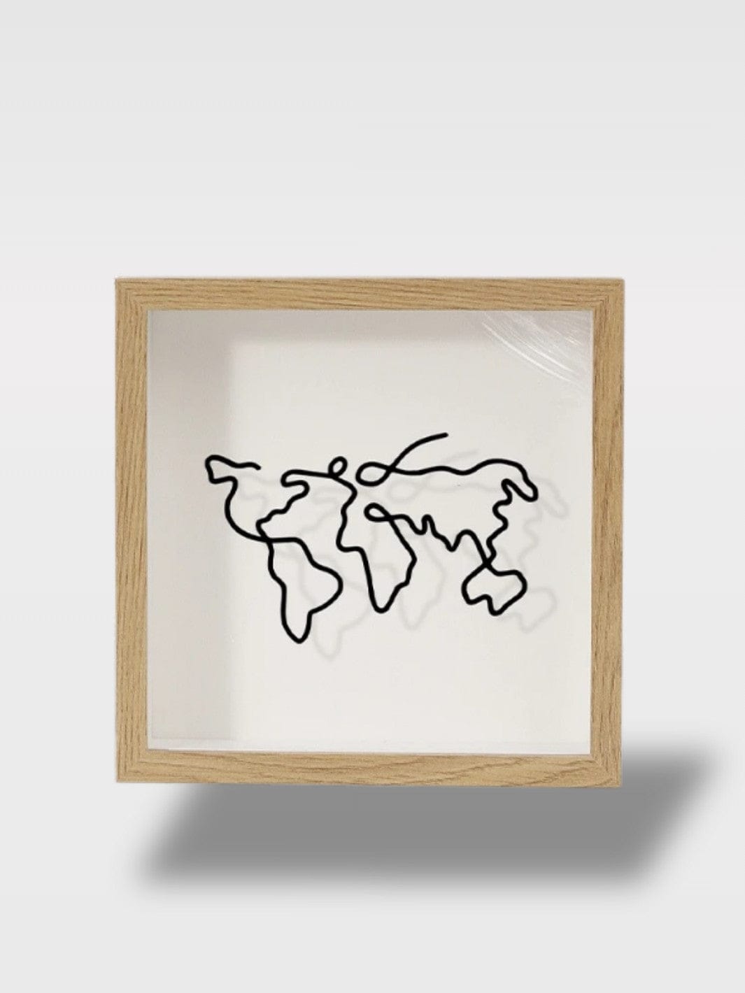 Tirelire en Bois Voyage | Cadre Transparent Chic Sacha Sénior – Bois 29 x 29 cm