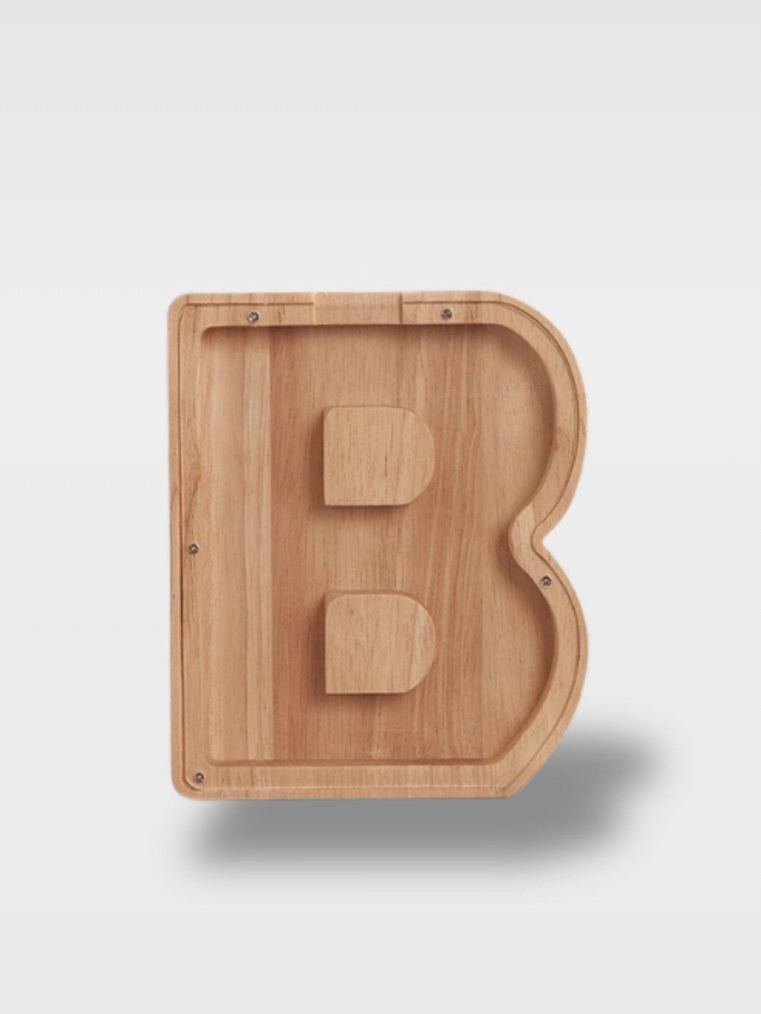 Tirelire En Forme De Lettre En Bois | Charme Unique B