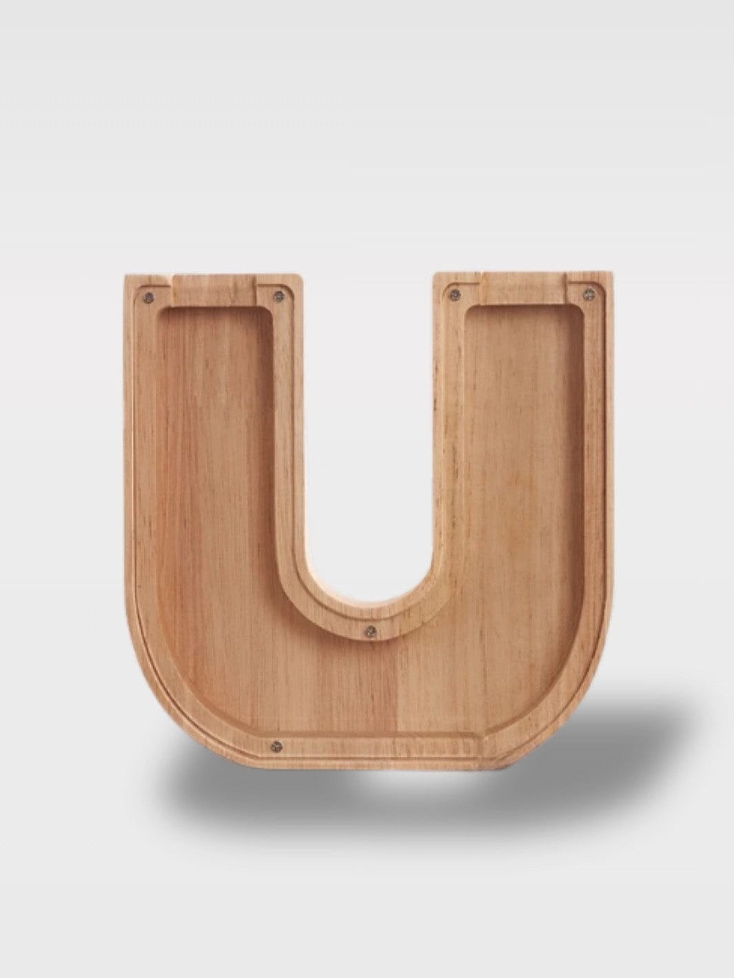 Tirelire En Forme De Lettre En Bois | Charme Unique U