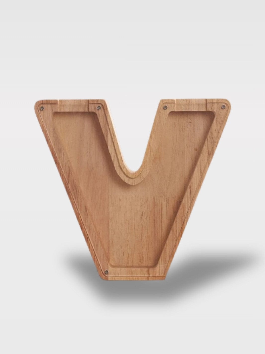Tirelire En Forme De Lettre En Bois | Charme Unique V