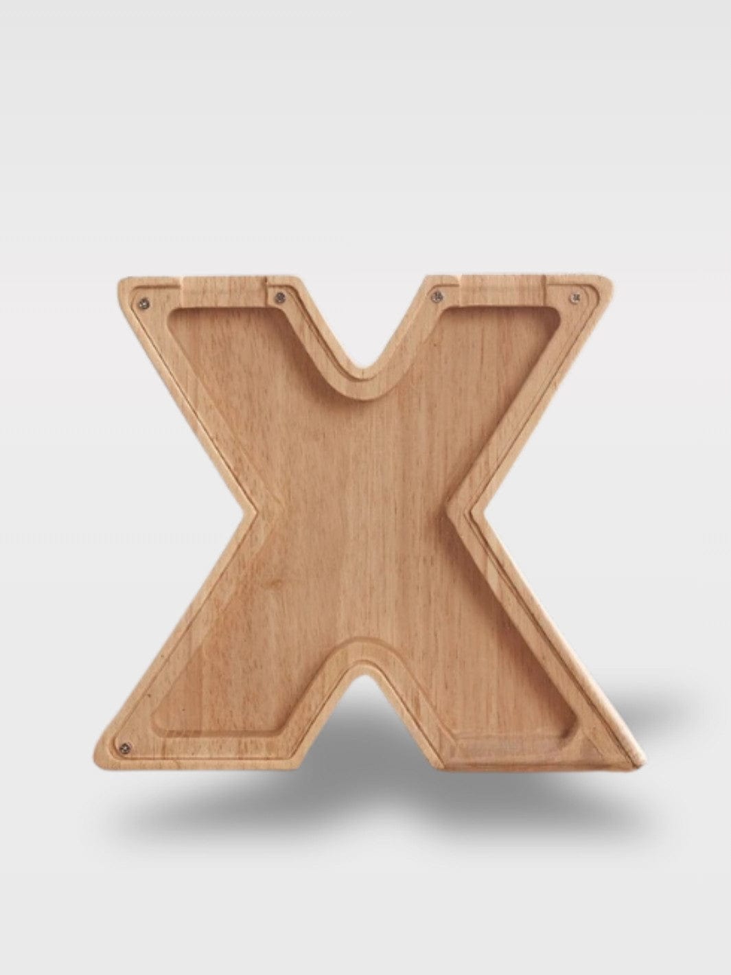 Tirelire En Forme De Lettre En Bois | Charme Unique X