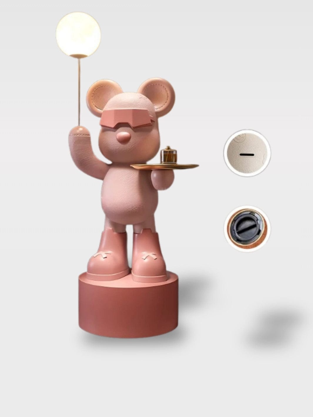 Tirelire Grande Capacité Ours Statue Design | Objet Déco