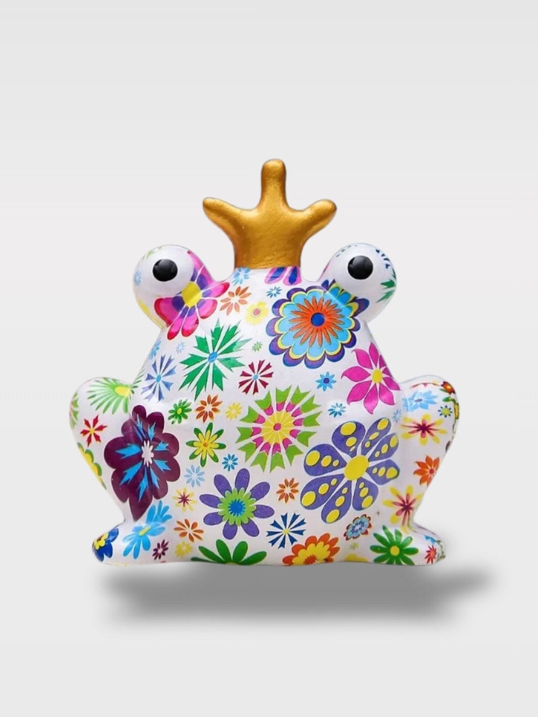 Tirelire Grenouille Pompidou | L’Esprit Des Étangs Crépine – Blanche Fleurs Multicolore
