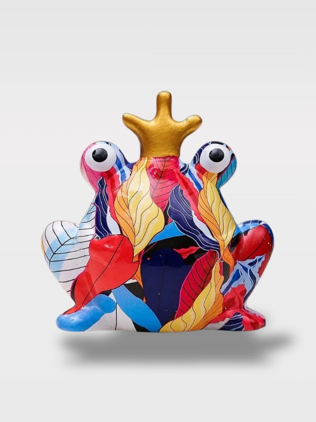 Tirelire Grenouille Pompidou | L’Esprit Des Étangs Gloopie – Feuilles Multicolore