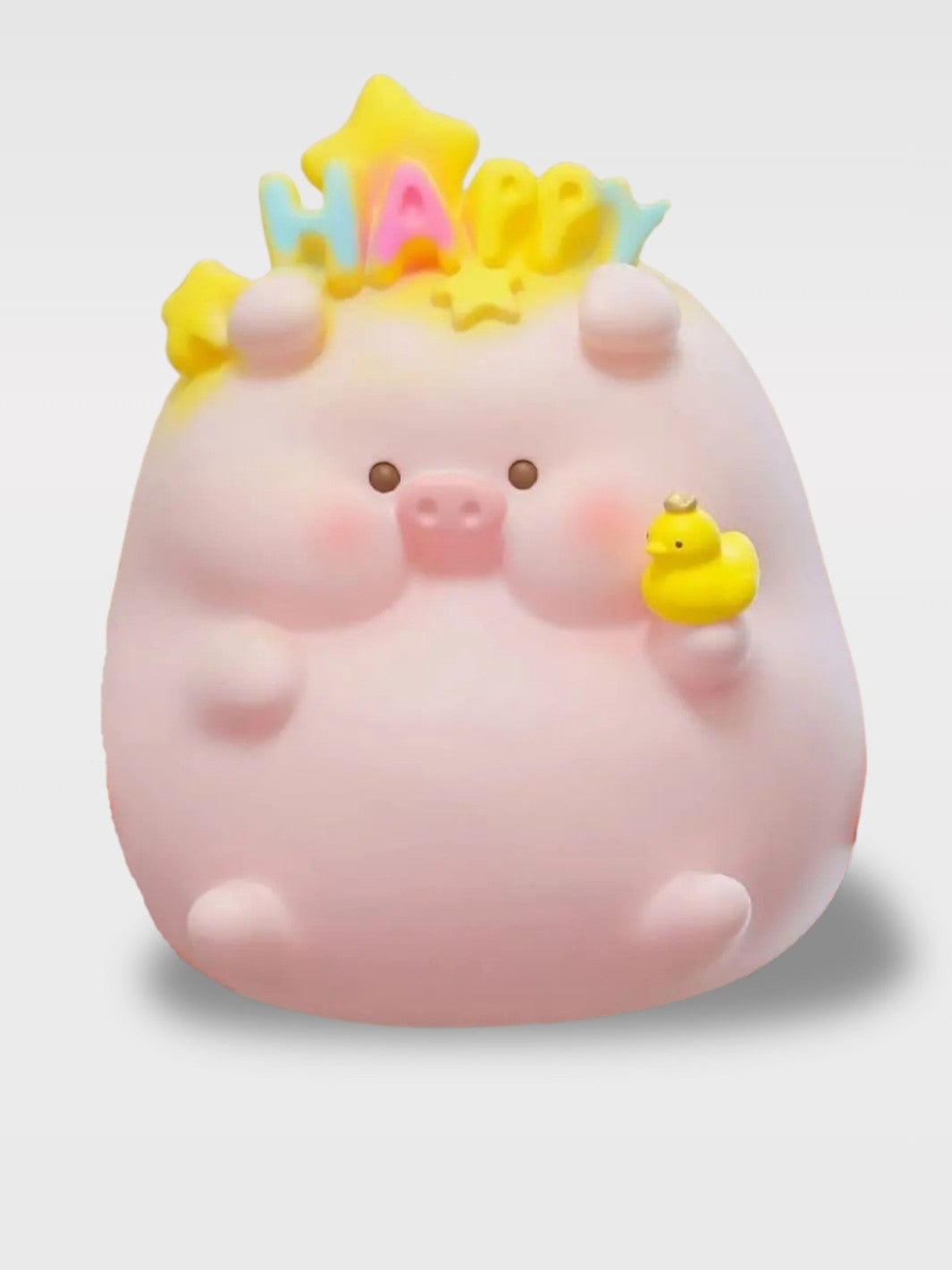 Tirelire Gros Cochon | Cadeau Festif et Amusant GrosBidon Sénior – Cochon Happy Birtdhay 22 x 21 x 21.5 cm