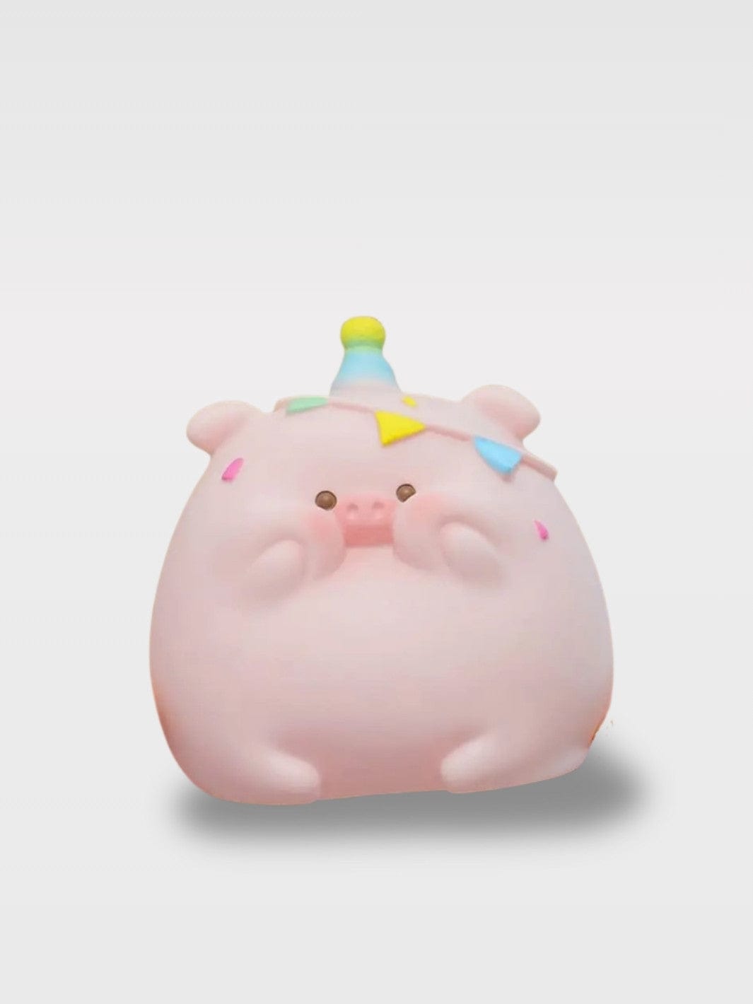 Tirelire Gros Cochon | Cadeau Festif et Amusant Truffeton Junior – Cochon Chapeau Fête 15 x 15 x 16 cm