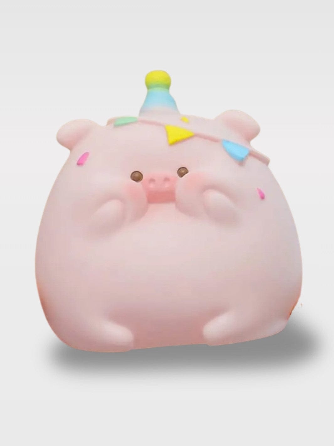 Tirelire Gros Cochon | Cadeau Festif et Amusant Truffeton Sénior – Cochon Chapeau Fête 22 x 21 x 21.5 cm