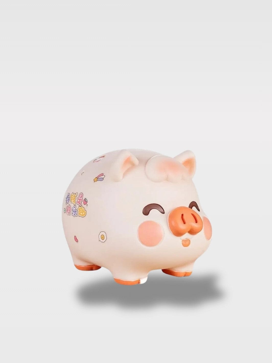 Tirelire Incassable Cochon Bébé | Fun et Sécurisée Pépé Bébé – Cochon Yeux Fermés 12.5 x 16 x 12.5 cm