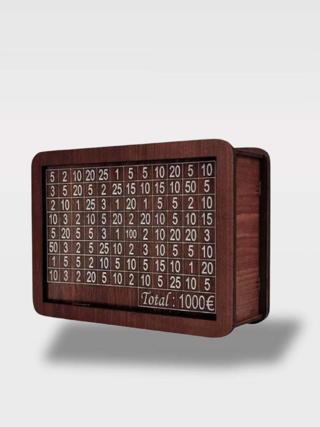 Tirelire Japonaise en Bois | Compteur Pratique Novice –  1000 €