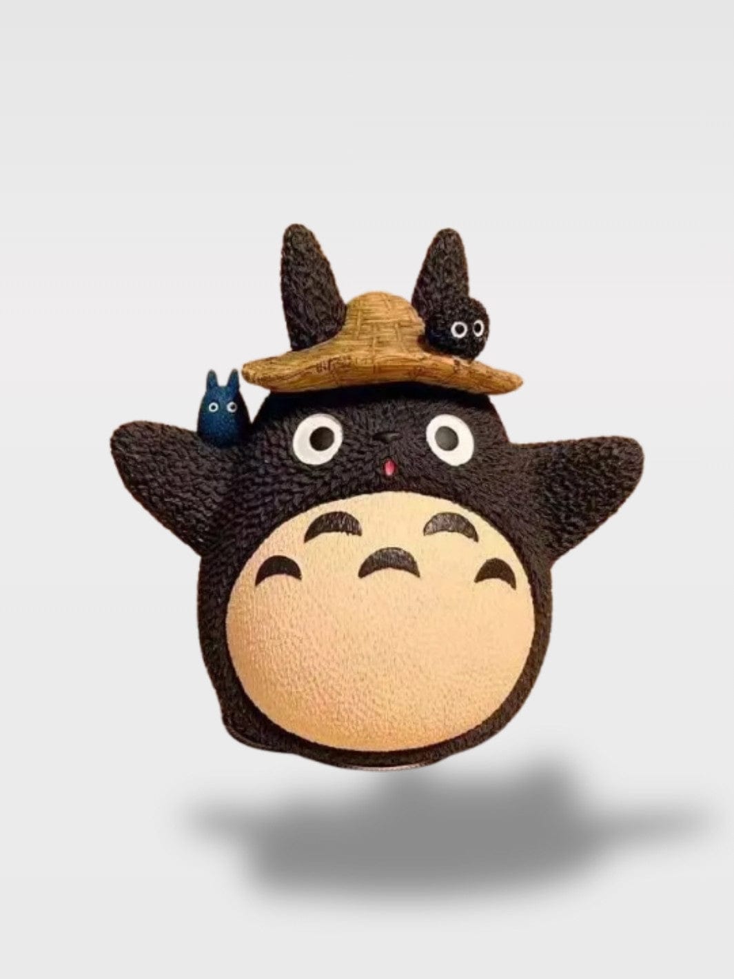 Tirelire Lapin Noir | Élégance et Modernité Dricius – Bras Ouvert + Chapeau