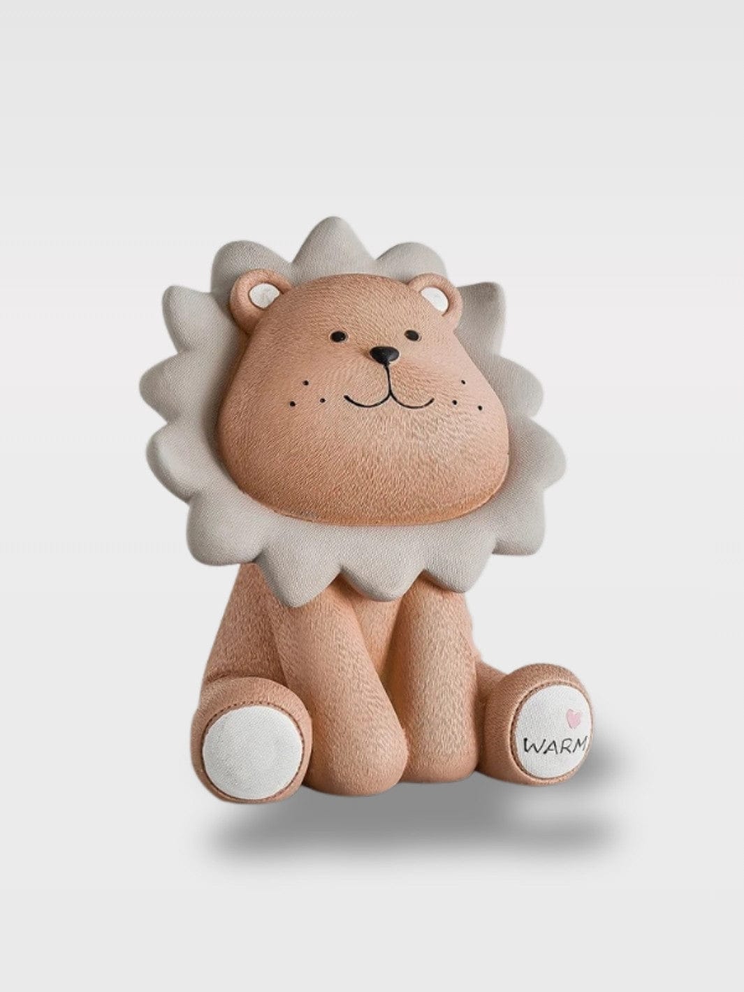 Tirelire Lion Enfants | Trésor Sauvage et Amusant Léon Senior – Marron 16 x 15 x 21 cm