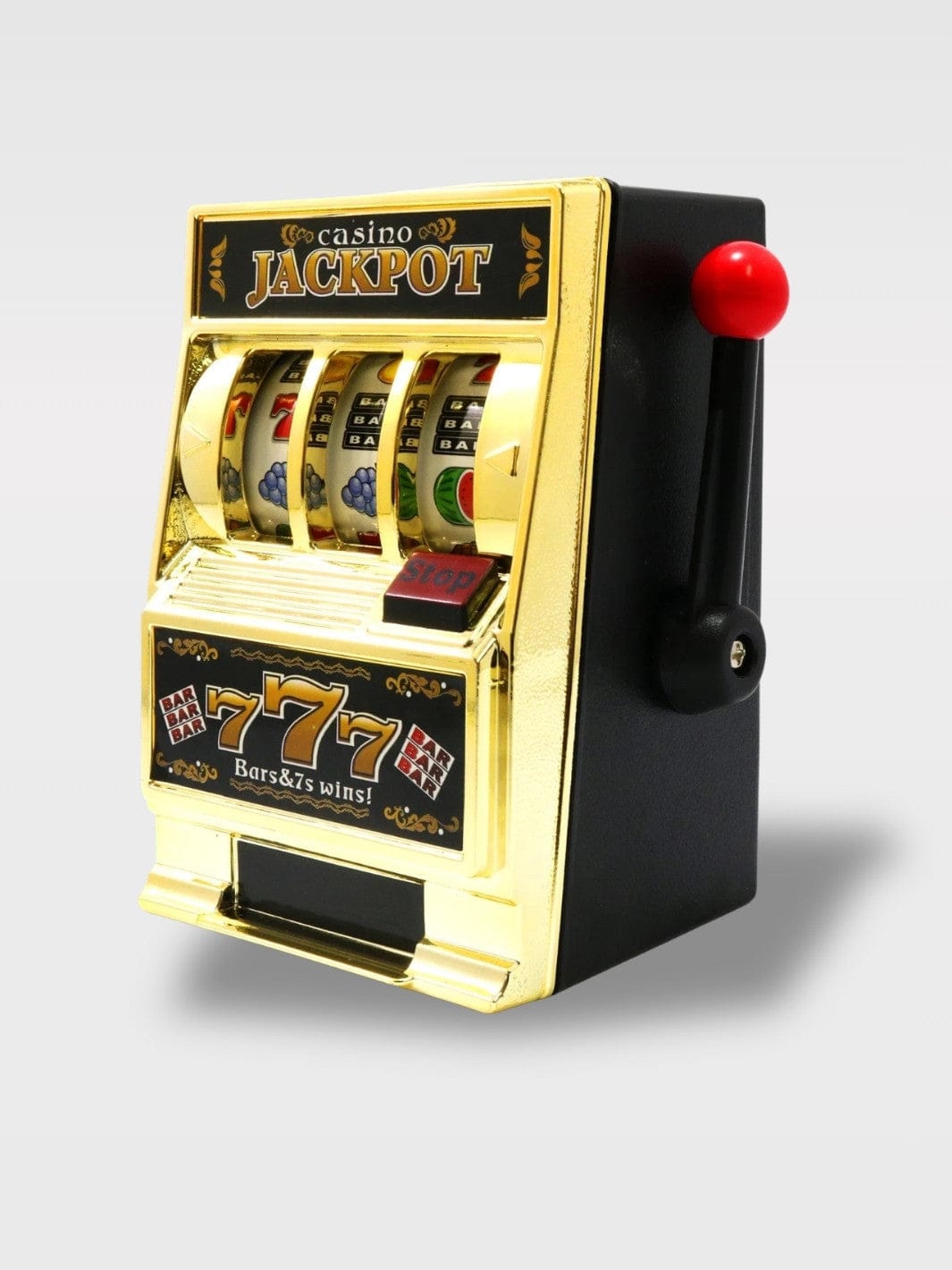 Tirelire Machine à Sous Jackpot | Style Las Vegas