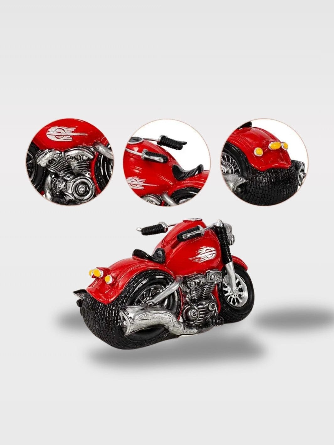 Tirelire Moto Originale | Cadeau Pour Passionnés Axel – Rouge