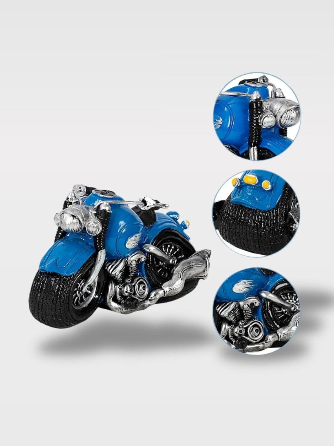 Tirelire Moto Originale | Cadeau Pour Passionnés Karl – Bleu