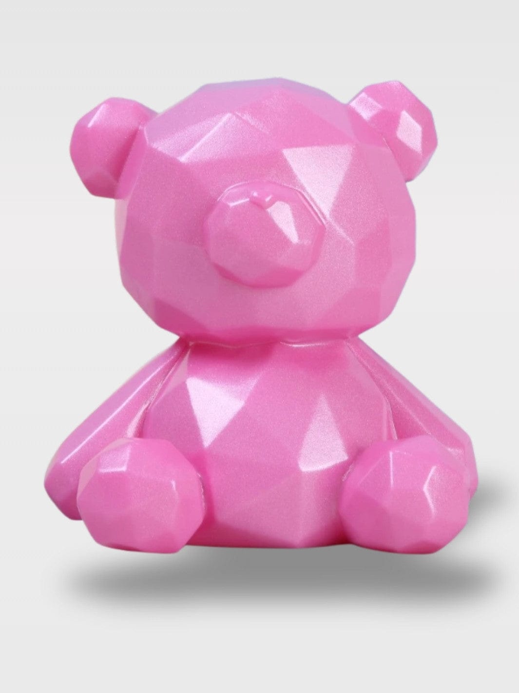 Tirelire Ours Origami | L’Ourson au Design Moderne Lilori – Rose