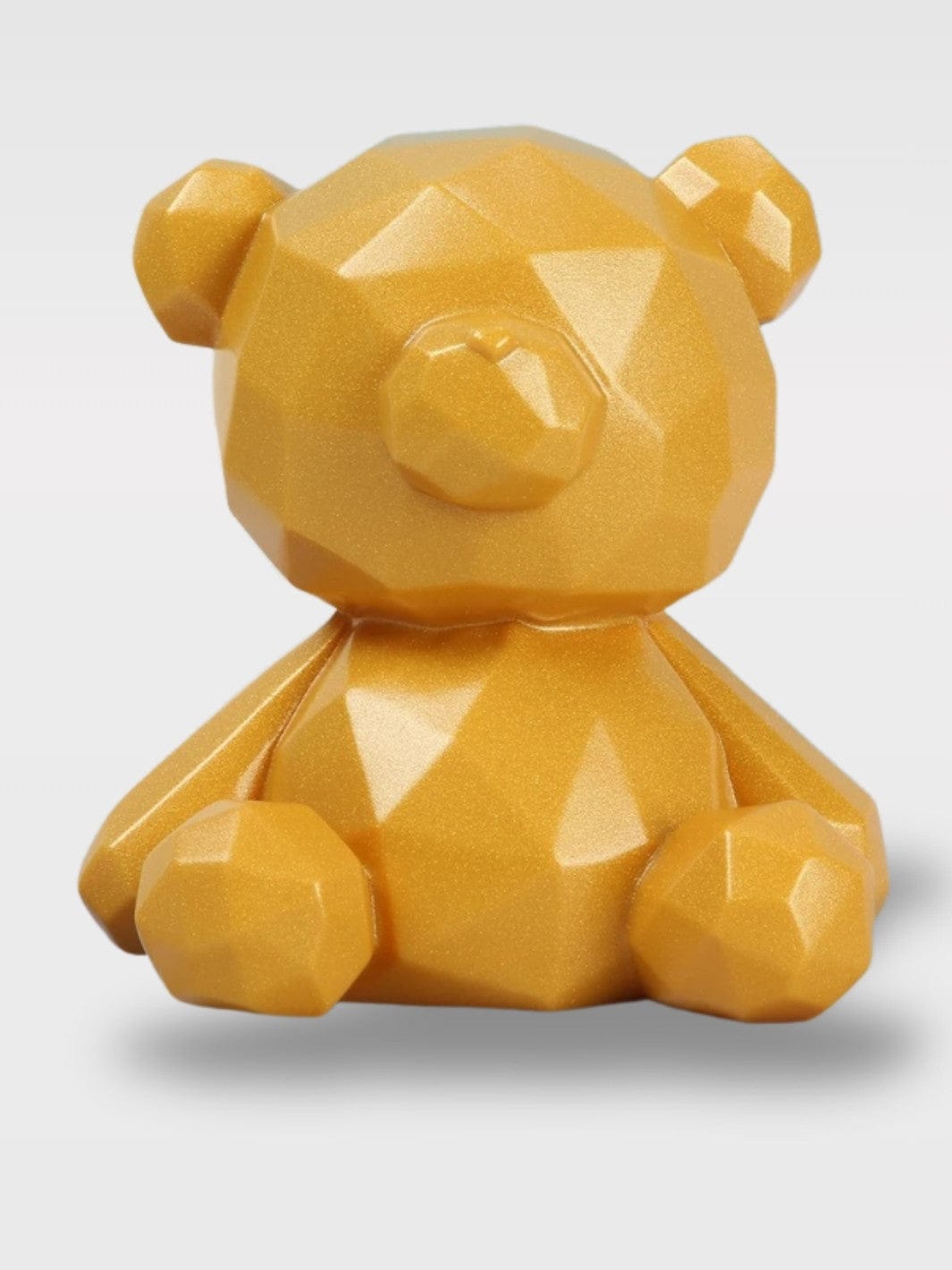 Tirelire Ours Origami | L’Ourson au Design Moderne Papillune – Doré