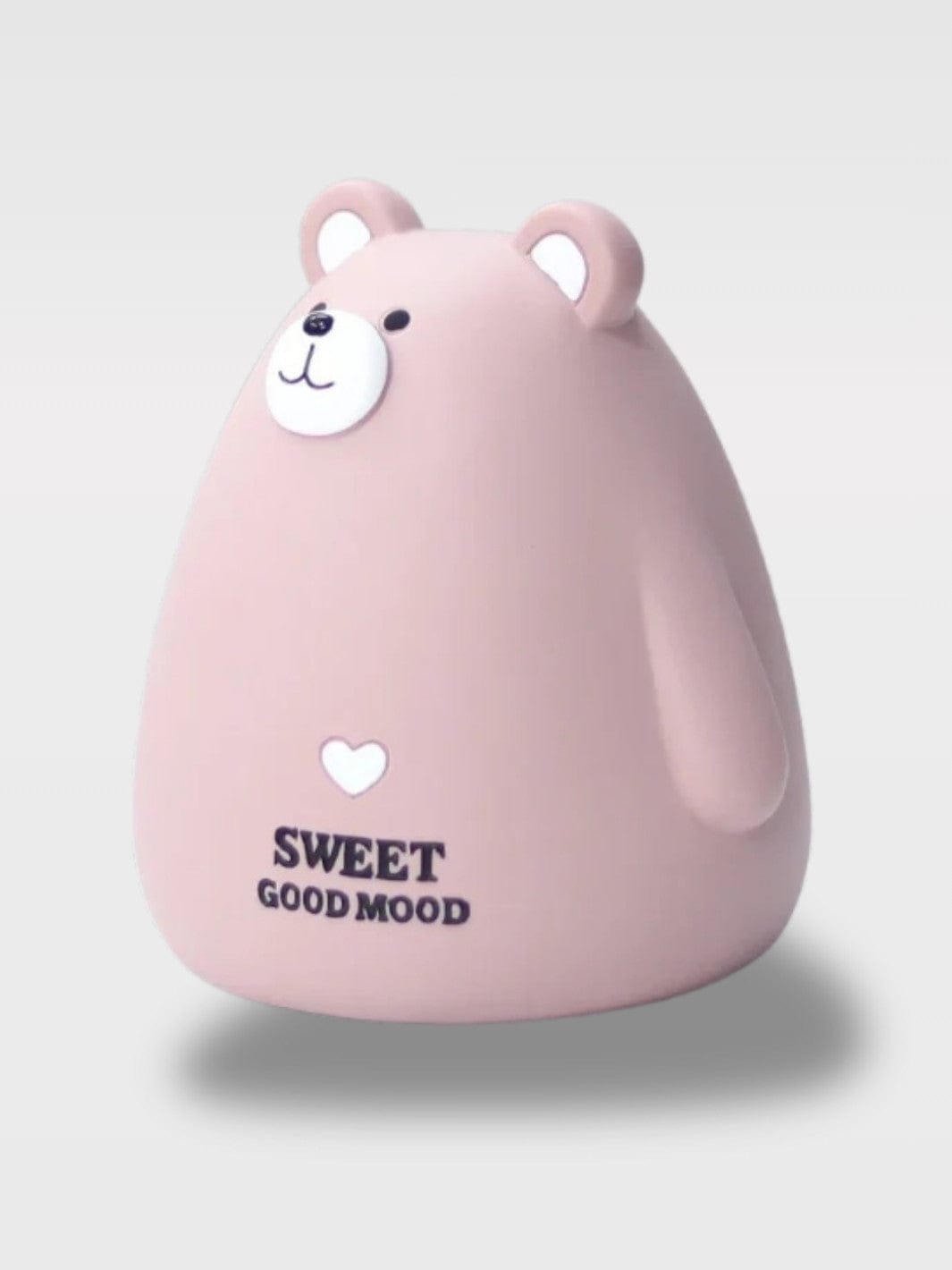 Tirelire Ours Polaire | Le Protecteur des Neiges Solka Junior – Ours Rose 15 x 14.5 x 13 cm