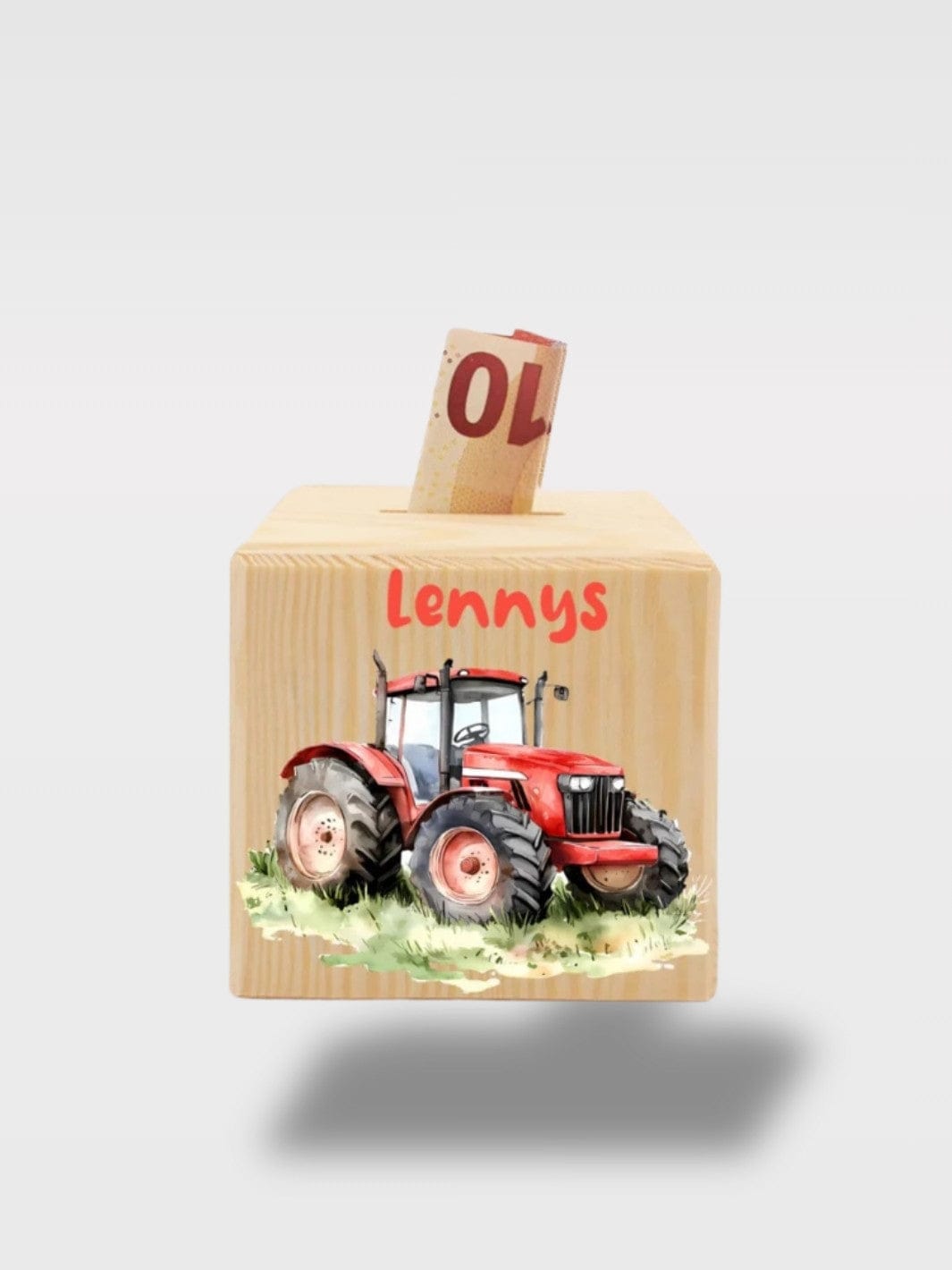 Tirelire Personnalisée Avec Prénom En Bois | Voiture Roulix