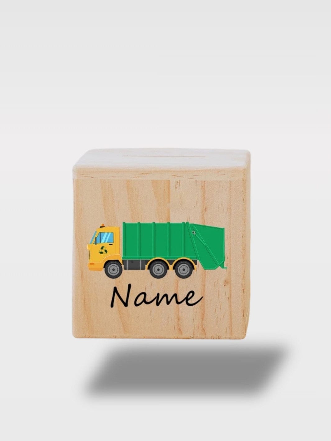 Tirelire Personnalisée Garçon Bois | Véhicule Colo 🚛