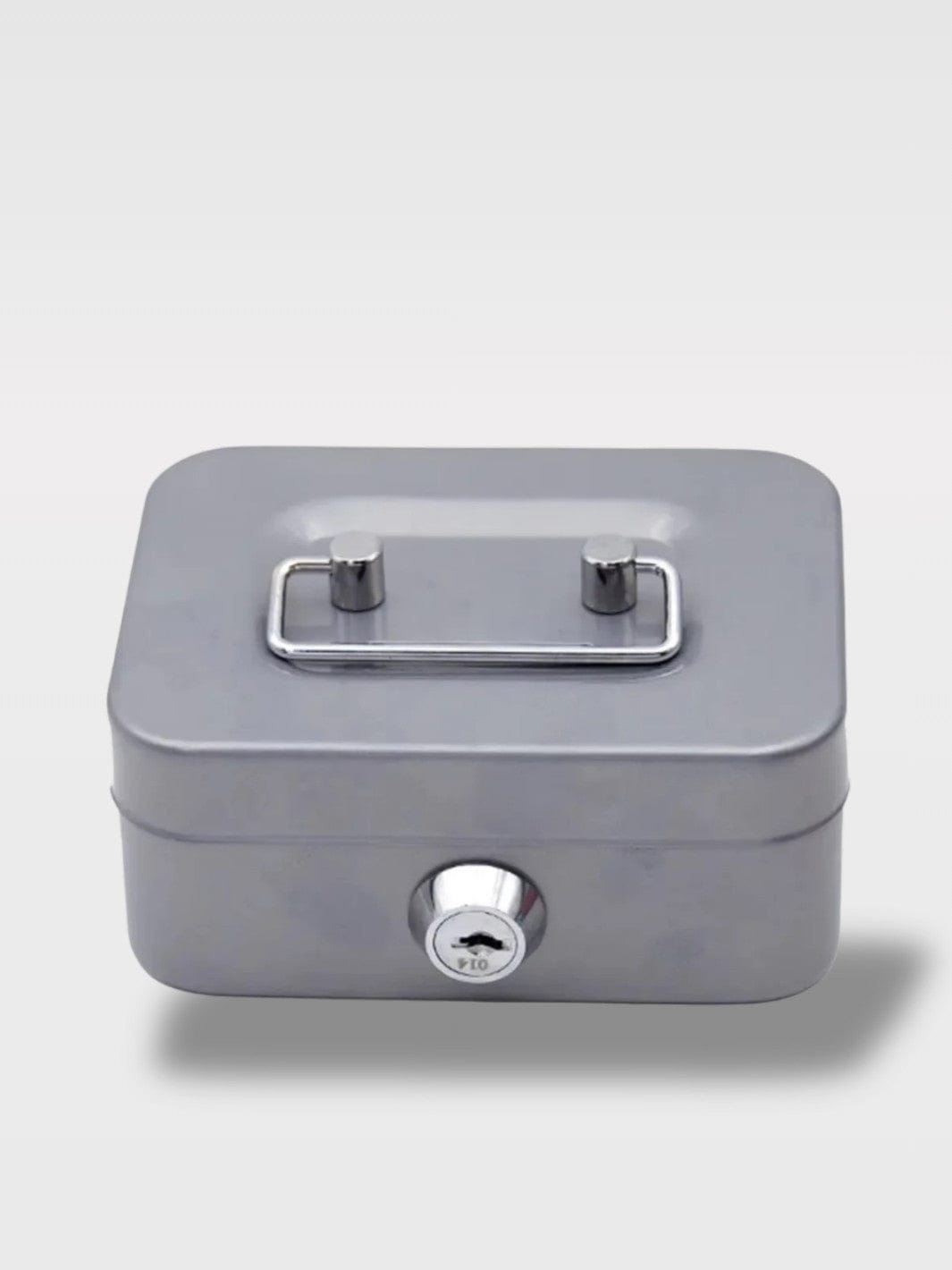 Tirelire Petit Coffre-Fort Portable à Clé | Sécurisée Grisou – Gris