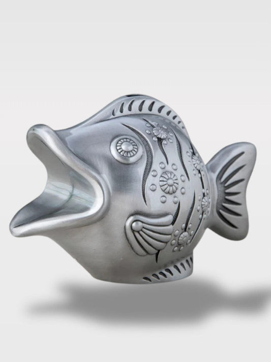 Tirelire Poisson Métal | Accessoire Marin