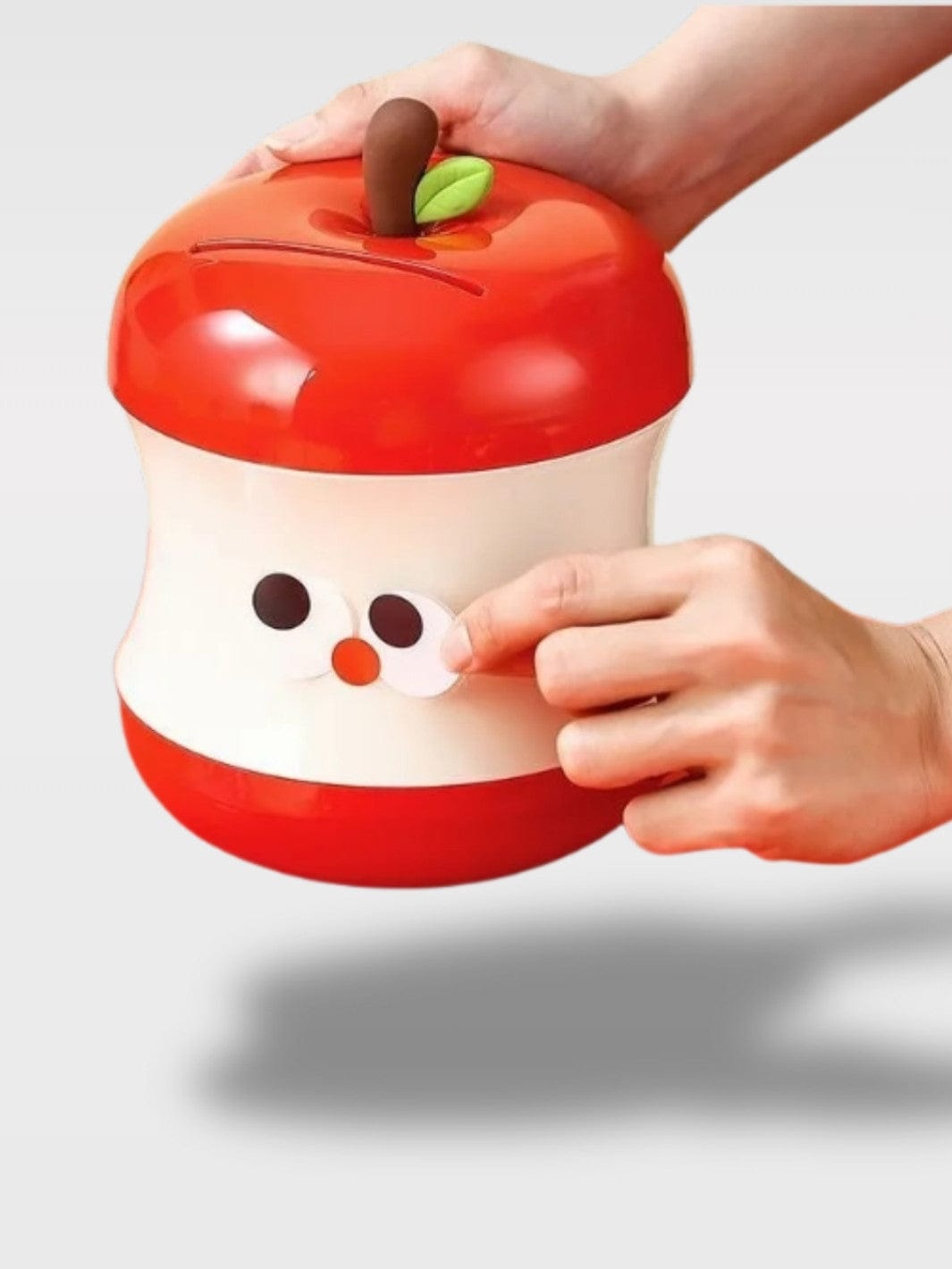 Tirelire Pommes | Vert ou Rouge avec Autocollants