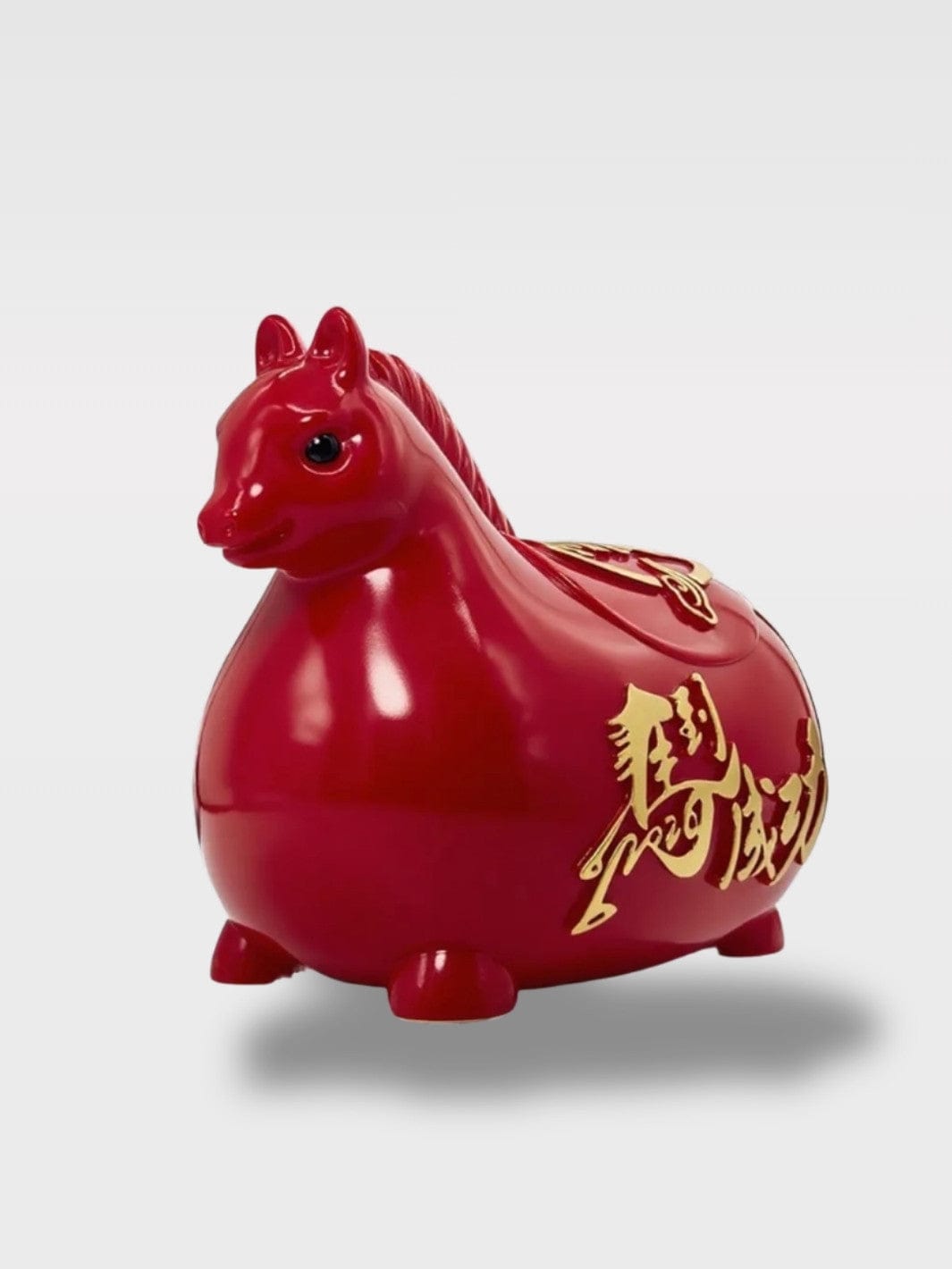 Tirelire Poney Du Zodiaque | Porte-Bonheur Décoratif La Flamme Chanceuse Junior – 16 x 12.5 x 10 cm