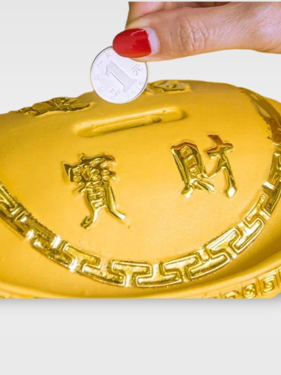 Tirelire Porte-Bonheur Lingot D’Or | Élégance Et Chance