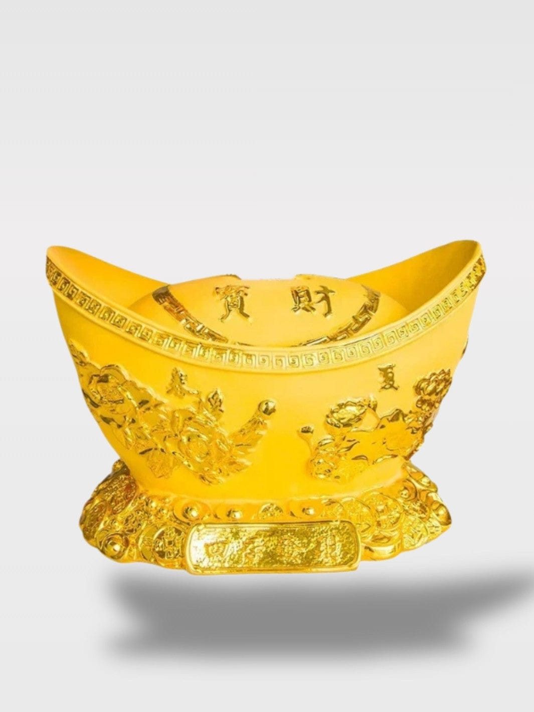 Tirelire Porte-Bonheur Lingot D’Or | Élégance Et Chance Le Trésorier Junior – 15 x 10 x 10 cm