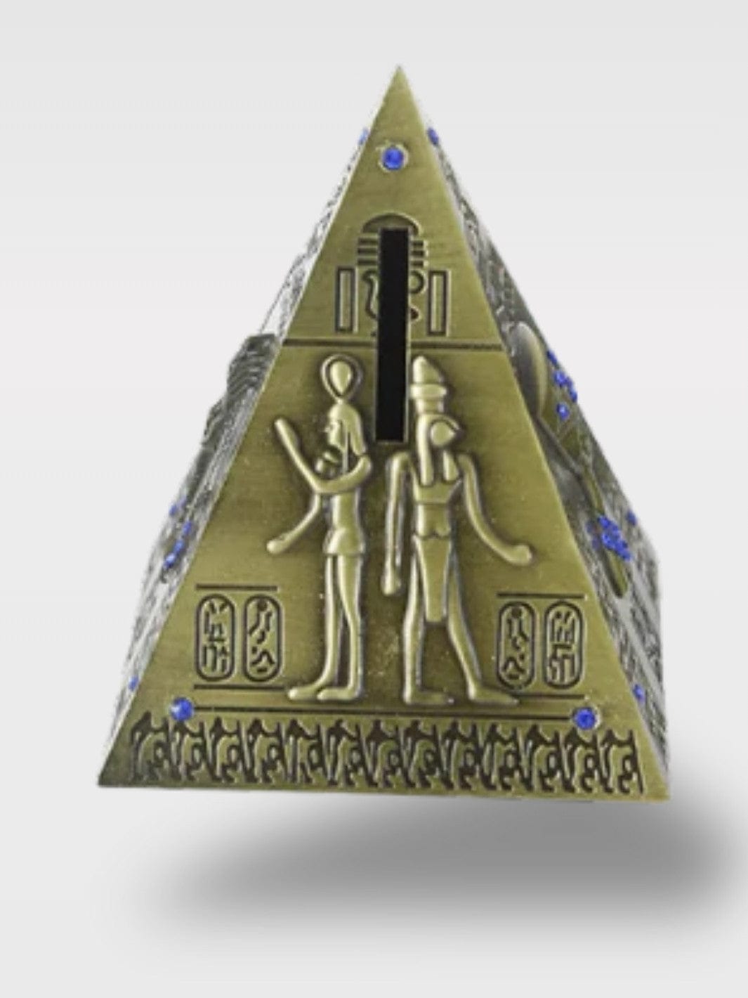 Tirelire Pyramide En Métal | Design Raffiné