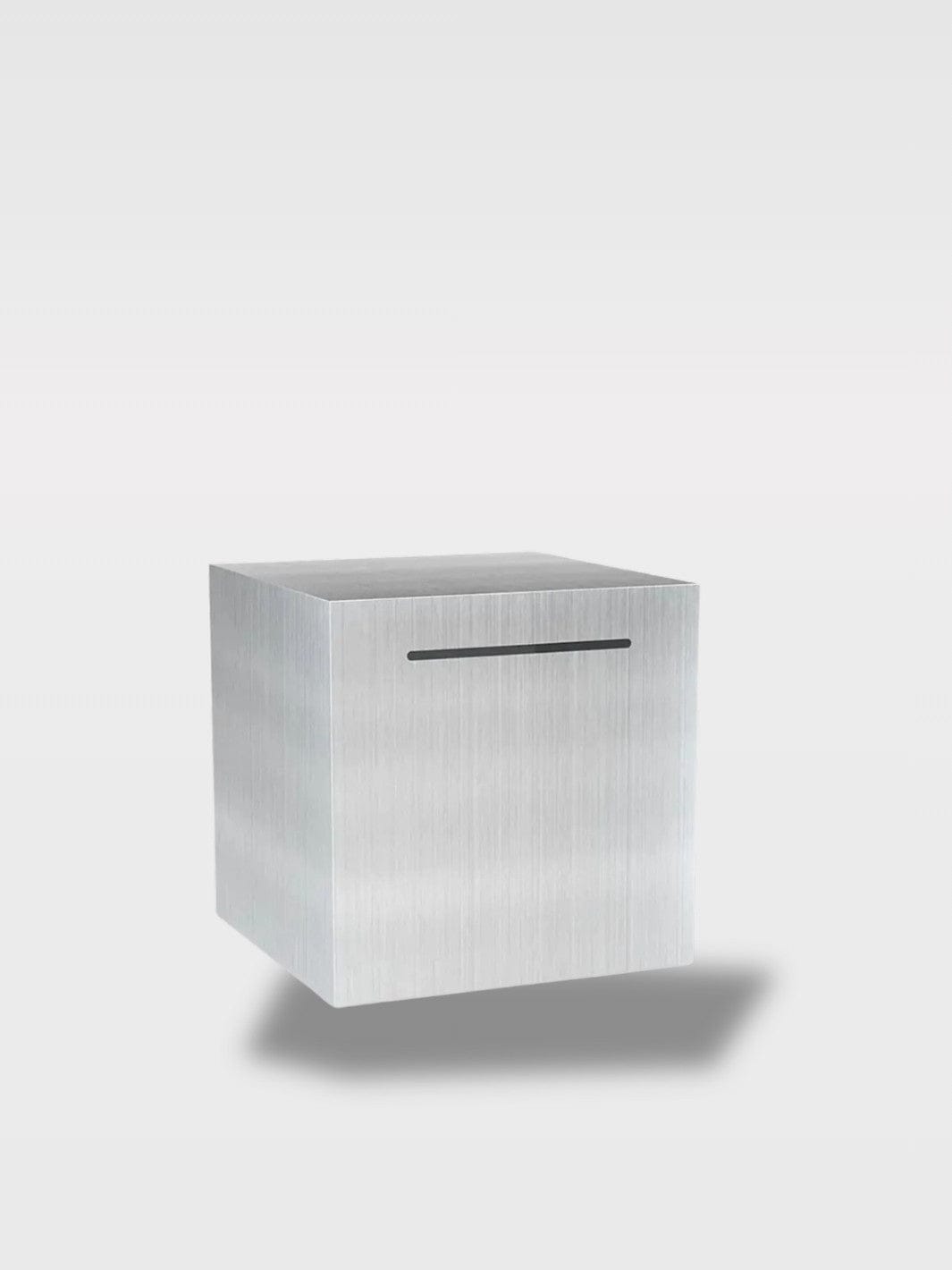 Tirelire Réutilisable Acier Inoxydable | Boîte Pratique Le Compagnon d'Acier – 12 cm